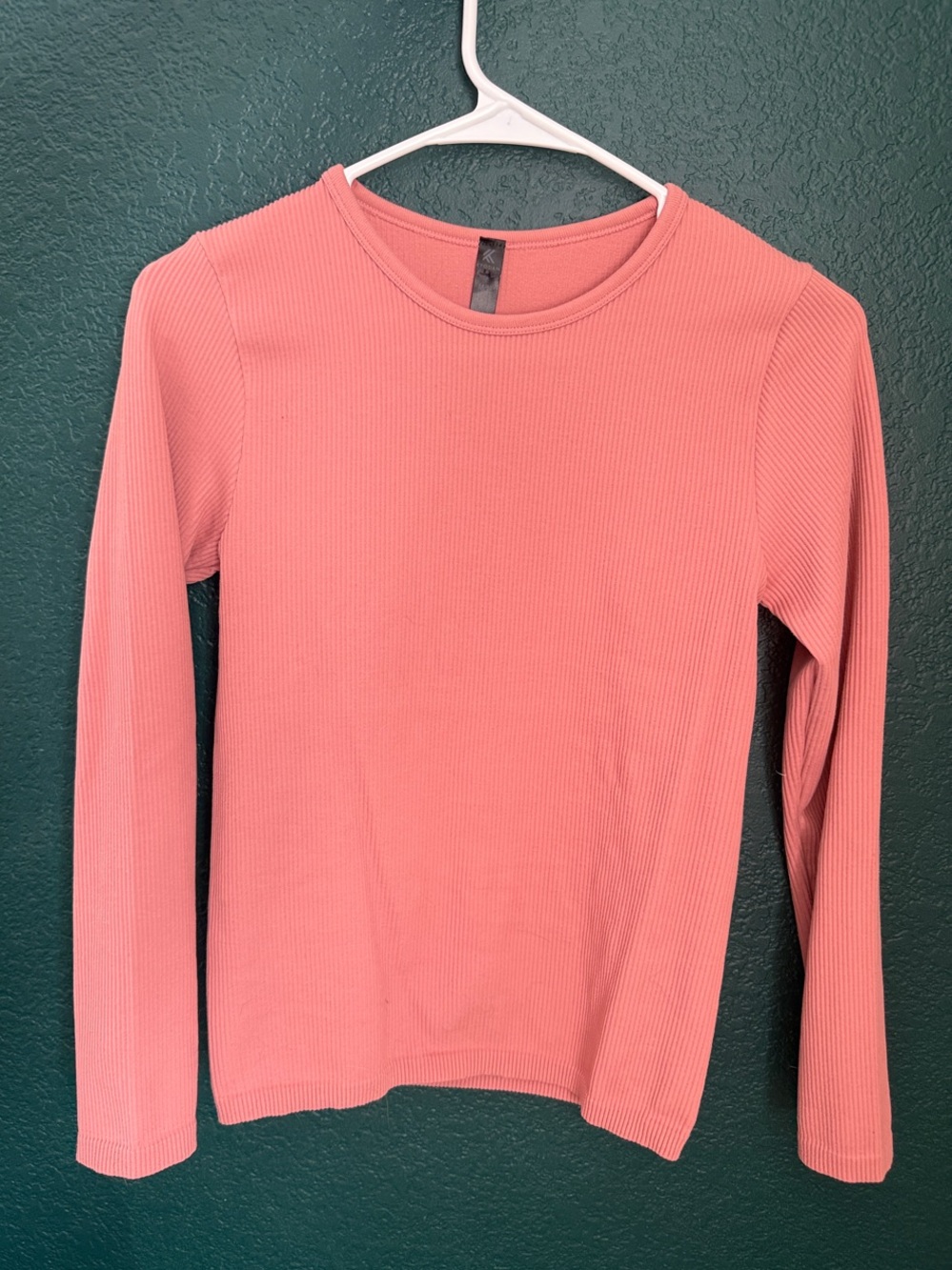 Kyodan Coral Ribbed Long Sleeve Top